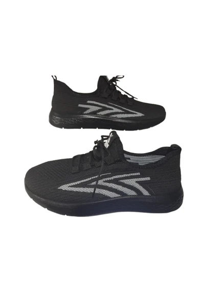 LUXERY Siyah Triko Günlük Spor Ayakkabı ürün görseli