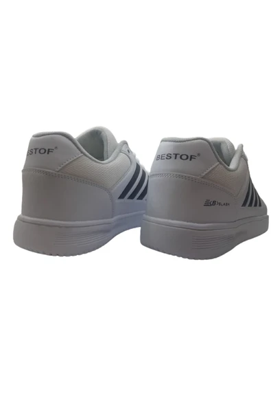 Best Of Bestof Beyaz Cilt Hafif Erkek Yürüyüş Günlük Ayakkabı - Resim 6