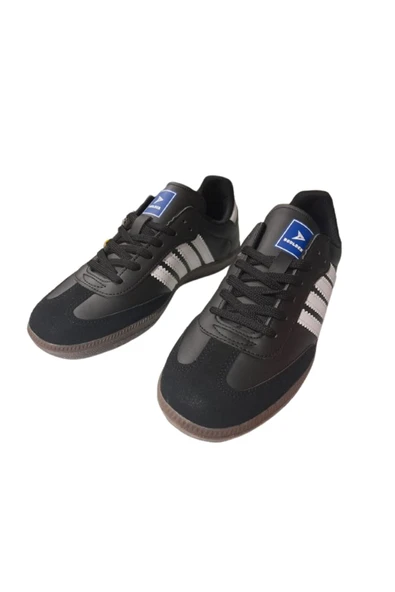 BOULDER Unisex Siyah Ortopedik Taban Yürüyüş Ayakkabı - Resim 5