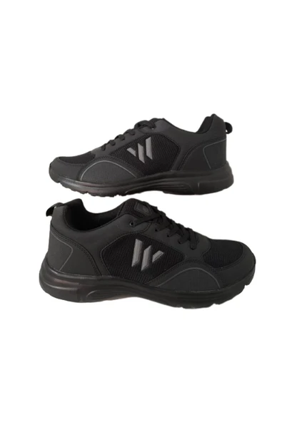 MAGG POINT Erkek Siyah-siyah Anorak Büyük Beden Günlük Bağcıklı Spor Ayakkabı ürün görseli