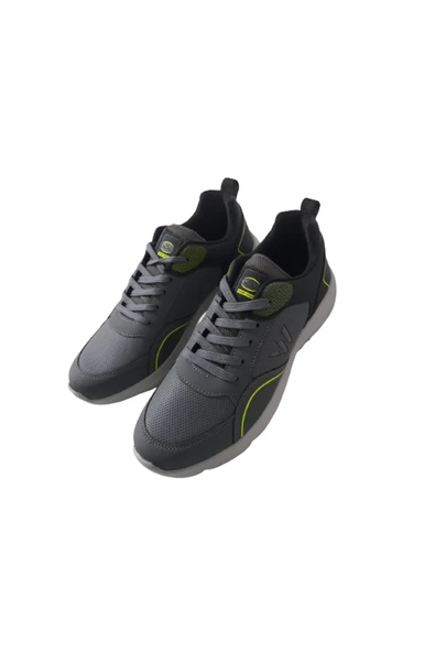 MAGG POINT Mgp023-020 Erkek Siyah-füme Ultra Hafif Poli Taban Günlük Yürüyüş Spor Ayakkabı - Resim 5