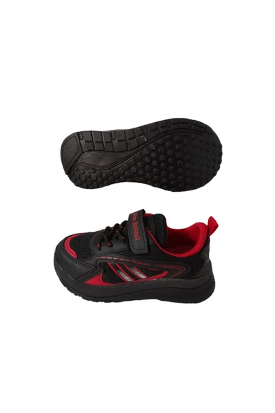 yıldırım kundura Siyah Rahat Ortopedik Erkek Çocuk Günlük Spor Ayakkabı - Resim 3