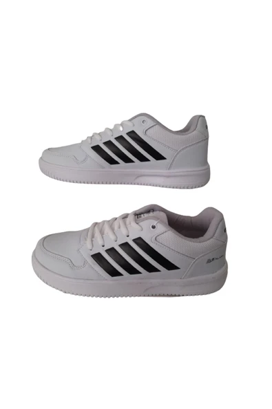 Best Of Bestf585 Bestof Beyaz Fileli Hafif Unisex Yürüyüş Günlük Ayakkabı - Resim 4