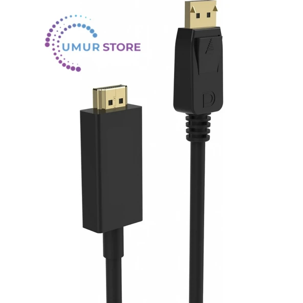 IDPH-18T Displayport To Hdmi Kablo 1.8mt - Resim 2