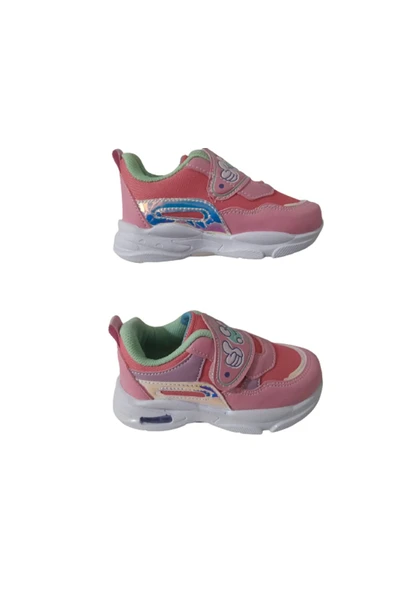 Cicimo Kids Pembe Rahat Ortopedik Kız Çocuk Günlük Spor Ayakkabı - Resim 2