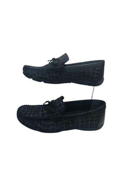 N S R Nsr N015-10 Erkek Lacivert Loafer Ayakkabı - 3