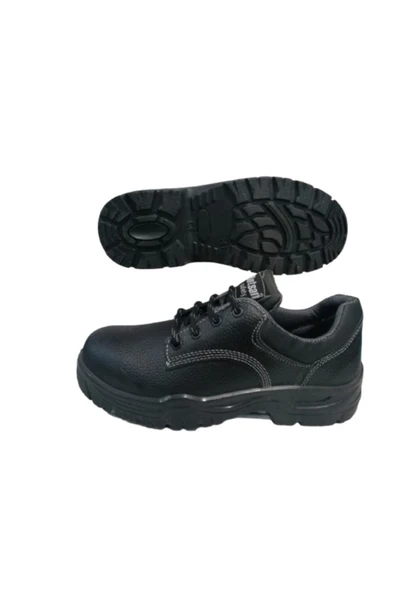 Botsan Erkek Siyah Bağcıklı Çelik Burunlu İş Güvenlik Ayakkabısı B0562-01 - Resim 5
