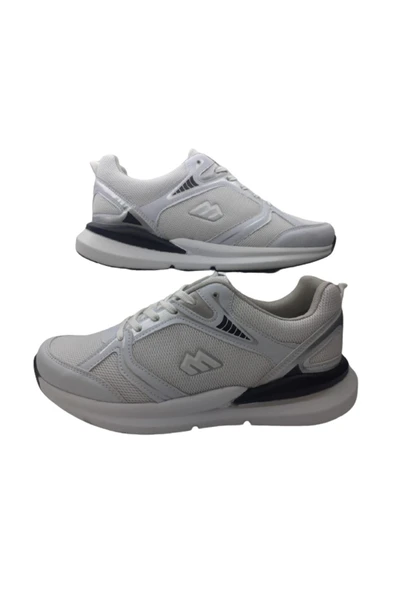 Somicks Erkek Beyaz Kaymaz Taban Ultra Hafif Bağcıklı Günlük Spor Ayakkabı ürün görseli