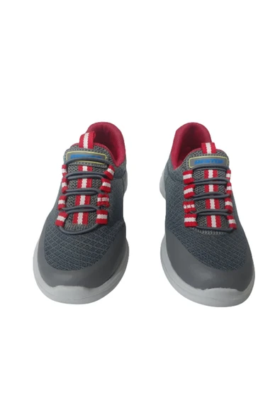 Best Of Erkek Çocuk Füme-Kırmızı Figürlü Likralı Lastikli Ultra Hafif Spor Ayakkabısı - Resim 2