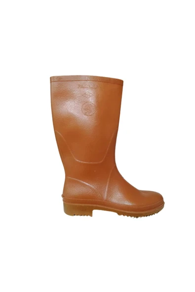 PALALI Unısex Kahverengi Krep Uzun Yağmur Çizmesi ürün görseli