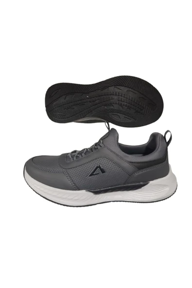 Acropol Füme  Lastikli Erkek Düz Taban Cilt  Spor Ayakkabı acr565956 - Resim 4