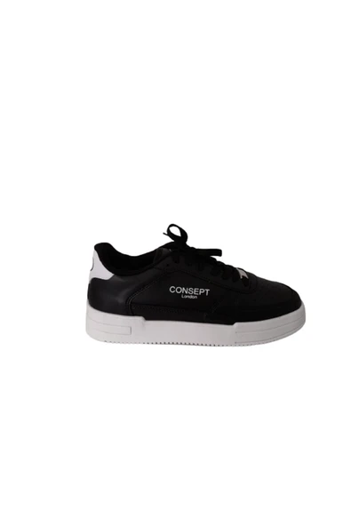 Consept Siyah Beyaz Günlük Spor Sneaker - Resim 6