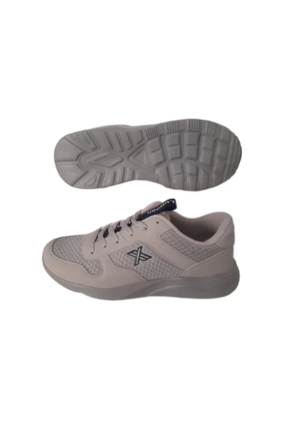 Lutton Buz-Lacivert Bağcıklı Ultra Hafif Poli Taban Spor Ayakkabısı lut9630 - Resim 3