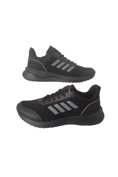 Best Of Bestof Siyah Fileli Hafif Unisex Yürüyüş Günlük Ayakkabı