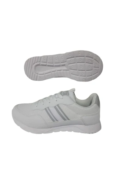 Conpax Kadın Beyaz Ortopedik Taban Günlük Spor Ayakkabı cnpax985-03 - Resim 5