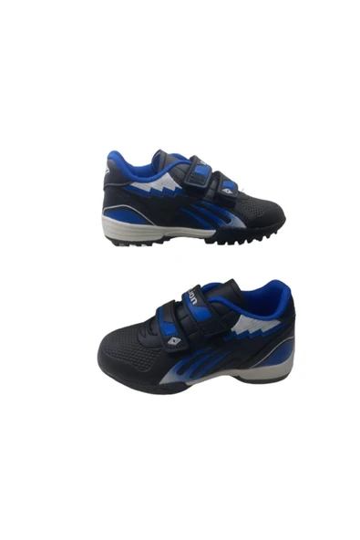 FREELİON Freelion Erkek Çocuk Siyah-Sax Cırtlı Halı Saha Futbol Ayakkabısı ürün görseli