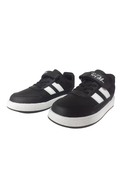 RayMax RAY-MAX Unısex Siyah-Beyaz Ortopedik Taban Spor Ayakkabı - Resim 3