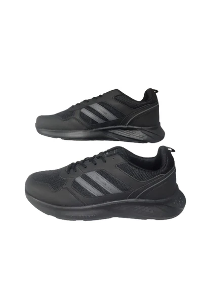 BOULDER Erkek Siyah-Füme Ortopedik Taban Yürüyüş Ayakkabı BLDER66-23 - Resim 3