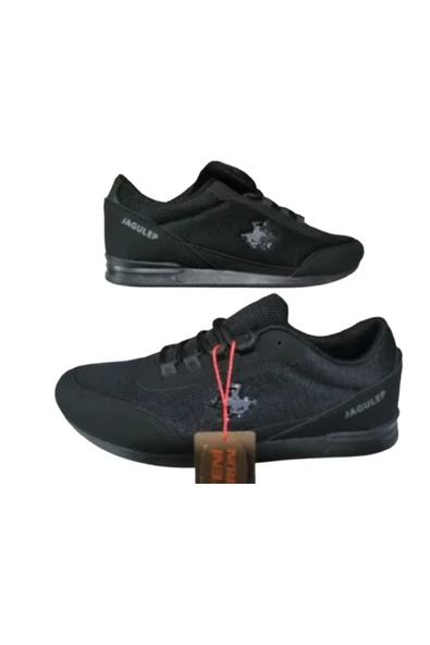 Jagulep Erkek Siyah Kaymaz Ortopedik Taban Günlük Anarok Spor Ayakkabı