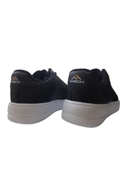 MRICH M-RICH Unısex Siyah Ortopedik Taban Günlük Spor Ayakkabı - Resim 5