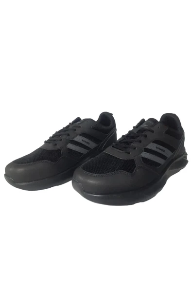 BOULDER Erkek Siyah-Füme Ortopedik Taban Yürüyüş Ayakkabı BLDER66-23 - Resim 5