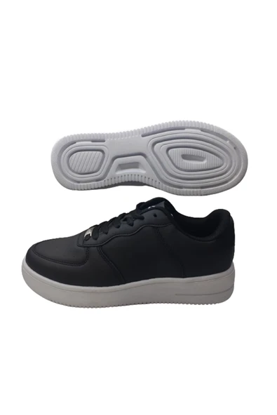 MRICH M-RICH Unısex Siyah Ortopedik Taban Günlük Spor Ayakkabı - Resim 4
