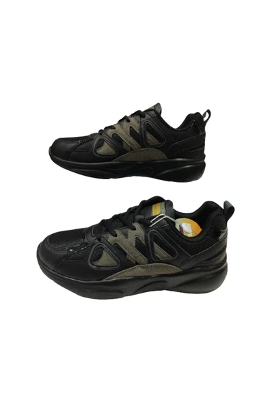 Bestoff Best Of Bestof Siyah Fileli Hafif Kadın Yürüyüş Günlük Ayakkabı Bestf2569 - Resim 4