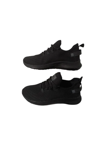 PASOMİA Pasomia Siyah Triko Günlük Spor Ayakkabı - Resim 5