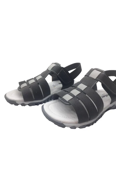 ŞİRİNGENÇ ŞirinGenç Erkek Çocuk Füme Ortopedik Taban Günlük Şık Sandalet - Resim 2