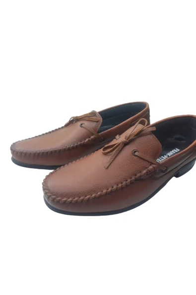 Frank Peter Kahverengi Fiyonklu Cilt Ortopedik Taban Günlük Ayakkabı - Resim 4