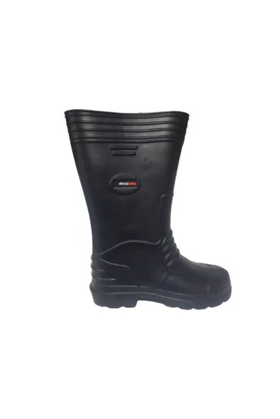 Akınal Bella Unisex Siyah Eva Hafif Poli Taban Uzun Yağmur Çizmesi