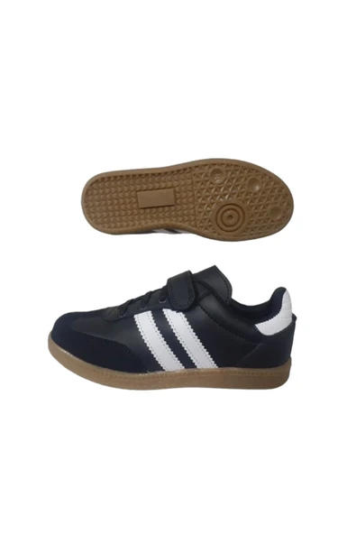 ARVENZO Unısex Çocuk Siyah Beyaz Kaymaz Ortopedik Taban Yürüyüş Ayakkabı arvzo32-00 - 5