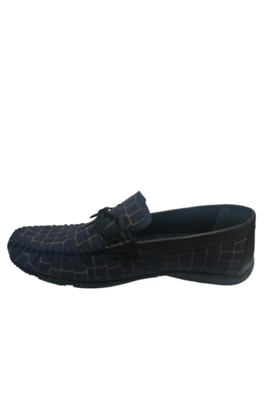 N S R Nsr N015-10 Erkek Lacivert Loafer Ayakkabı - 6