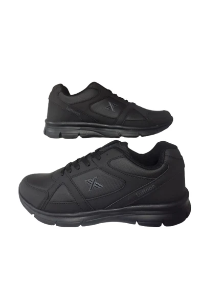 Lutton Erkek Siyah-Siyah Büyük Beden Günlük Yürüyüş Ayakkabısı lttn-198 ürün görseli