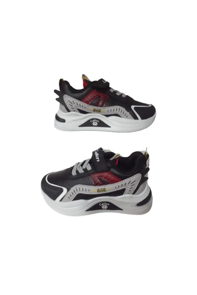 Callion Erkek Çocuk Siyah-Füme Ortopedik Taban Günlük Ayakkabı ürün görseli 1