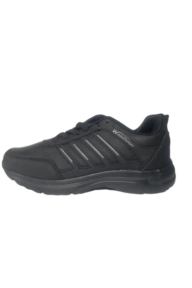 Wand Unısex Siyah Ultra Hafif Ortopedik Taban Günlük Yürüyüş Ayakkabı WND20-100 - Resim 3