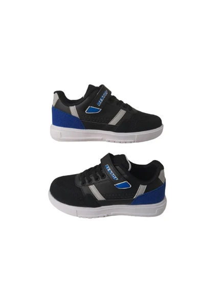 Best Of Siyah-beyaz Cırtlı Çocuk Sneaker Best85966 ürün görseli