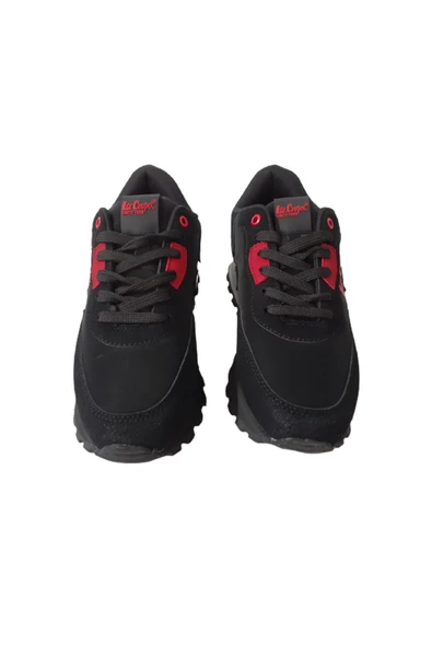 Lee Cooper Unısex Siyah Ultra Hafif Termo Taban Günlük Spor Ayakkabı - Resim 5