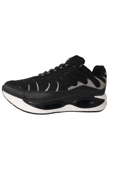 Best Of Erkek Siyah-Beyaz Ortopedik Taban Yürüyüş Ayakkabısı - Resim 5