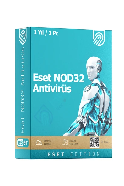 ESET NOD32 Antivirüs 1 Yıl 1 PC - Dijital Teslimat