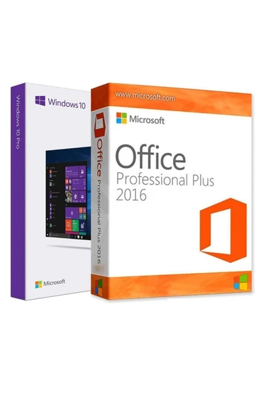 MICROSOFT T Office 2016 Professional Plus & Windows 10 Professional Lisans Anahtarı ürün görseli 1