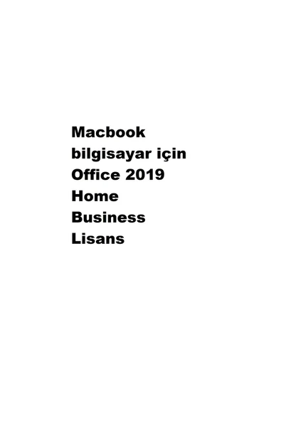 MICROSOFT Office 2019 Home Business Lisans ürün görseli 1