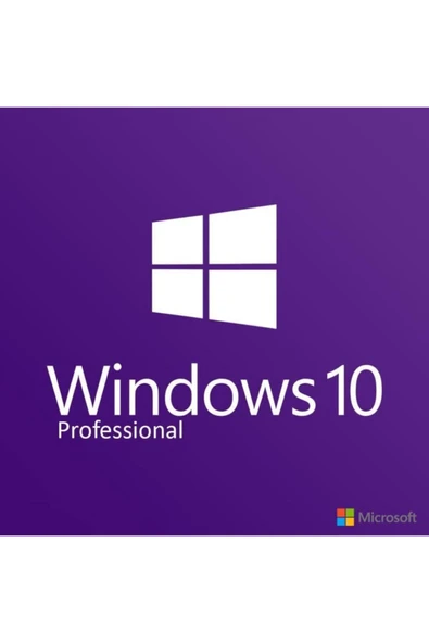 MICROSOFT Windows 10 Pro 32/64bit Türkçe Dijital Lisans - 1