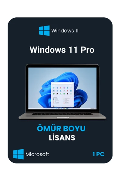 MICROSOFT Windows 11 Pro Lisans  Sms Ve Mail Teslim ürün görseli 1