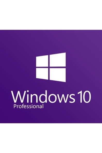 Microsof Windows 10 Pro Dijital Lisans Anahtarı 32/64 Bit Ömür Boyu Aktivasyon ürün görseli 1