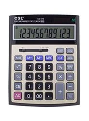 CSL CS-2TS 12 Hane Masa Tipi İşlem Kontrollü Hesap Makinesi - Resim 2