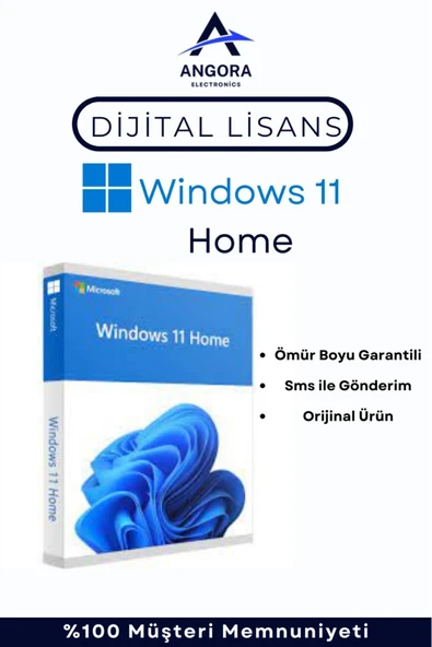 MICROSOFT Windows 11 Home Dijital  Lisans Anahtarı