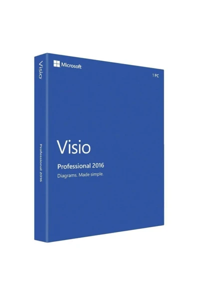 MICROSOFT T Visio Professional 2016 Dijital Lisans Anahtarı ürün görseli 1