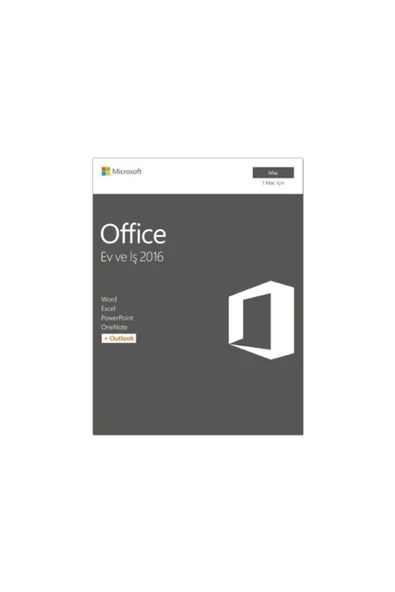 MICROSOFT T Office 2016 Ev Ve Iş Mac Dijital Lisans