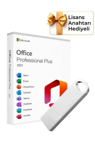 MICROSOFT Offıce 2021 Pro Plus Kurulumu Uyumlu Usb Bellek 16gb (LİSANS ANAHTARI HEDİYELİ) ürün görseli 1